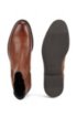 Italian-made Chelsea boots in leather with Outlast&reg; lining, Brown