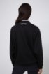 Relaxed-fit sweatshirt in cotton terry with heart motif, Black