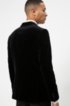 Slim-fit evening jacket in velvet, Black