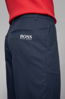 hugo boss blue trousers
