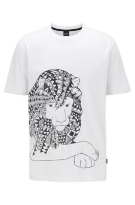 hugo boss t shirt print