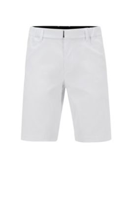 white hugo boss shorts