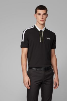 hugo boss green paddy polo shirt