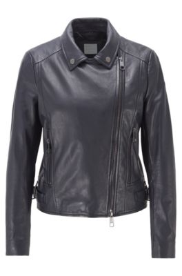 hugo boss janabelle leather jacket