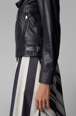 hugo boss leather jackets womens