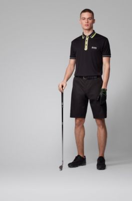 golf polo black