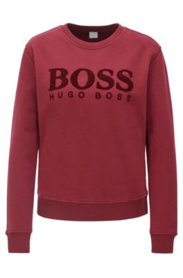 red hugo boss sweater