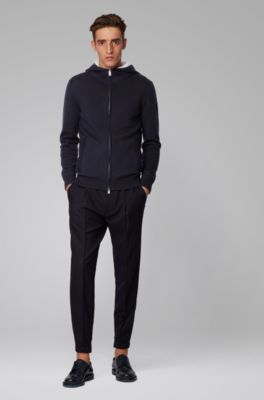 hugo boss zipper sweater