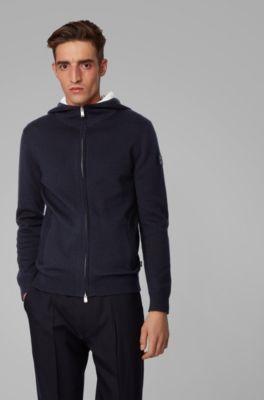 hugo boss zipper sweater