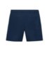 Quick-dry swim shorts with vertical reversed logo, Dark Blue