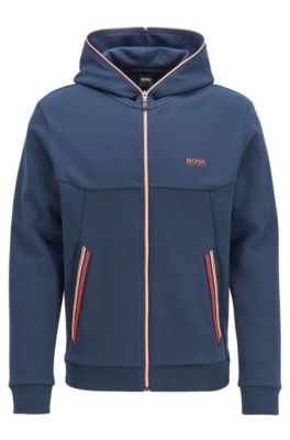 hugo boss zip up sweater