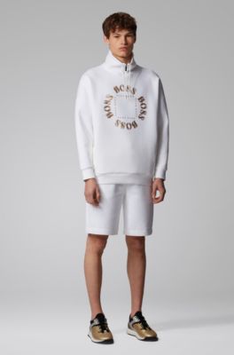 hugo boss tracksuit gold