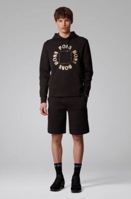 black and gold hugo boss tracksuit