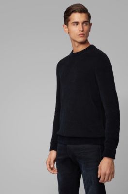 hugo boss striped sweater