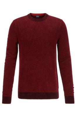 hugo boss red jumper