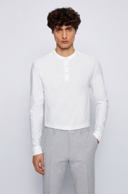 hugo boss slim fit mercerised