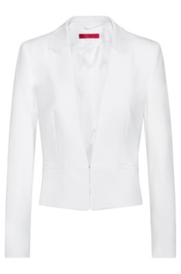 Women's Cropped Jackets | White | HUGO BOSS