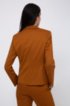 Regular-fit jacket in virgin wool with collection lining, Brown