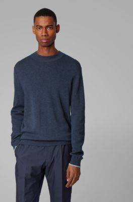hugo boss mock neck sweater