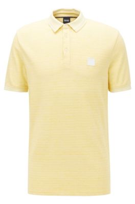 hugo boss yellow shirt