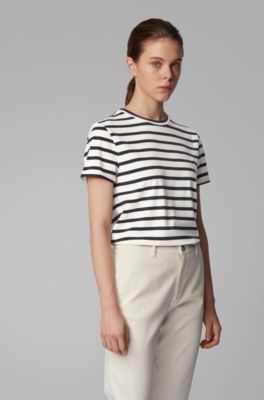 hugo boss striped t shirt