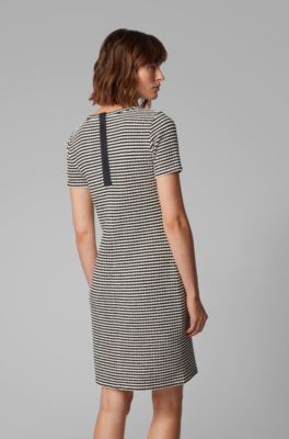 hugo boss striped dress