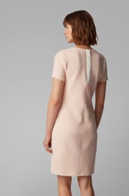 hugo boss polka dot dress