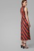 Maxi dress with block stripe, Patterned