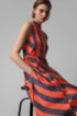 Maxi dress with block stripe, Patterned