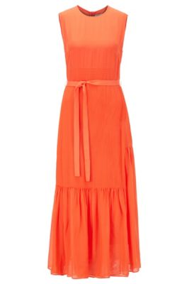 hugo boss orange dress