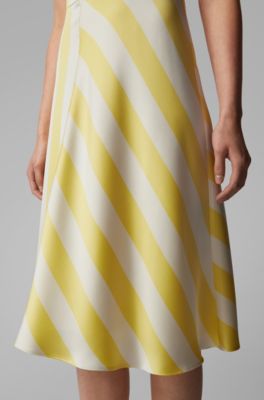 hugo boss yellow dress