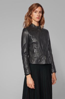 hugo boss jackson leather jacket