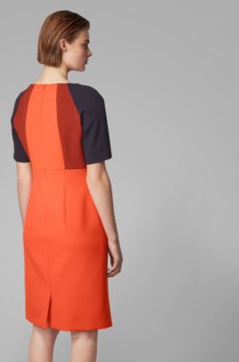 hugo boss orange dress