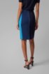 Regular-fit pencil skirt in Portuguese fabric, Blue
