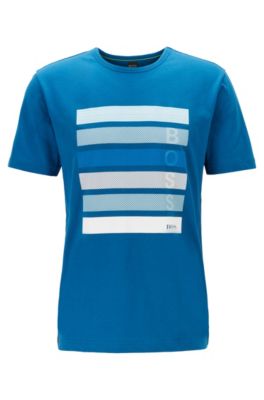 hugo boss blue tshirt