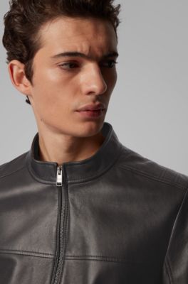 hugo boss jackson leather jacket