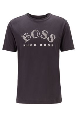 hugo boss embossed t shirt