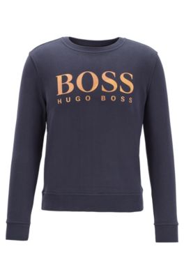 hugo boss sweatshirt orange