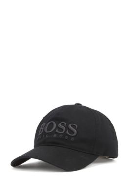 Cotton-twill cap with 3D embroidered logo