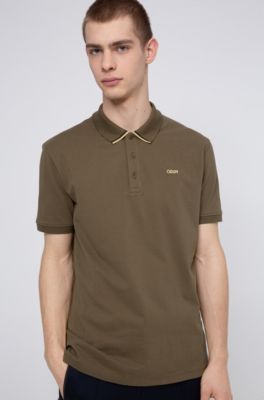 khaki hugo boss t shirt