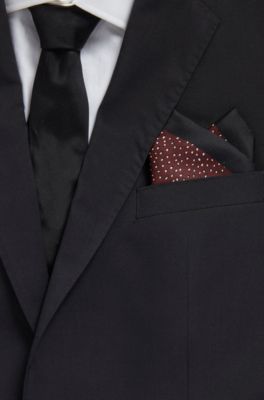 hugo boss tie and pocket square