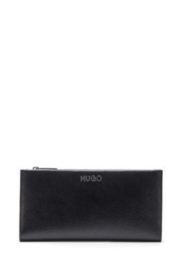 hugo boss zip around wallet