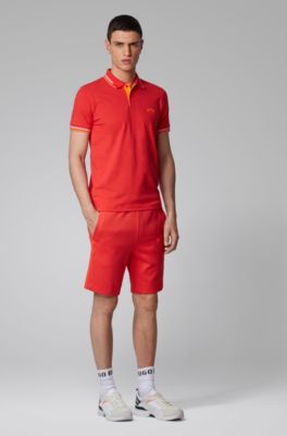 hugo boss tracksuit red