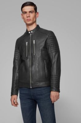boss jordan leather jacket