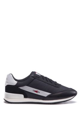 mens hugo boss trainers black