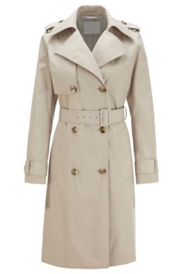 hugo boss trench coat womens