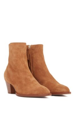 light tan ankle boots
