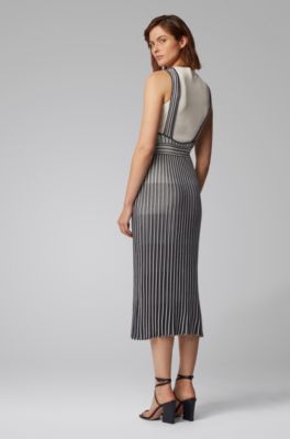 hugo boss knitted dress