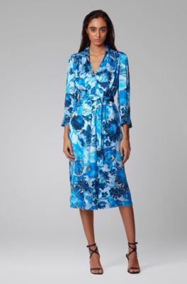 hugo boss silk dress