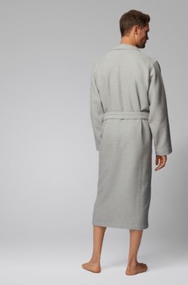 BOSS - Waffle-structured dressing gown 